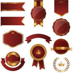set of emblems