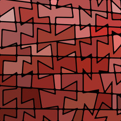 abstract vector stained-glass mosaic background
