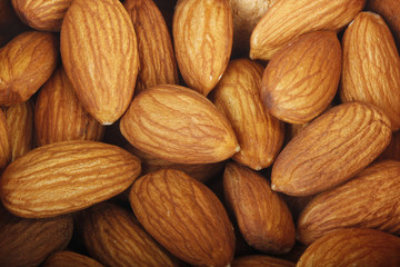 almonds background