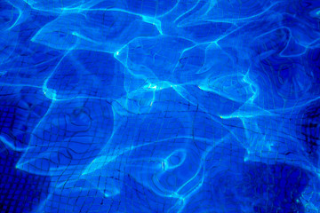 Water surface in pools as a color abstract background -  Abstract color background