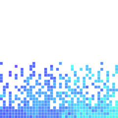 abstract vector square pixel mosaic background