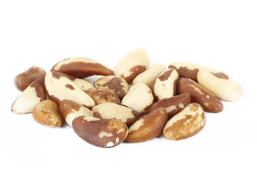 brazil nuts isolated