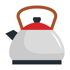 kitchen kettle isolated icon vector illustration design