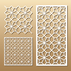 Laser cut panel