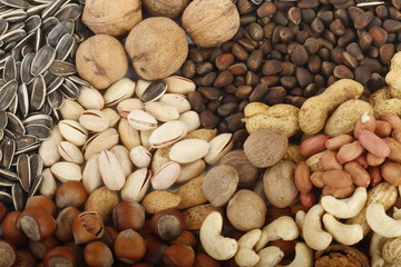 nuts background