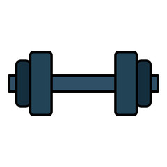 weight lifting device icon vector illustration design