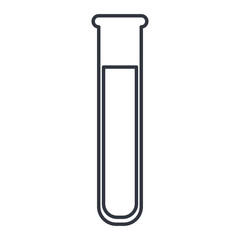 tube test isolated icon vector illustration design