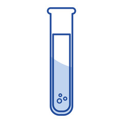 tube test isolated icon vector illustration design