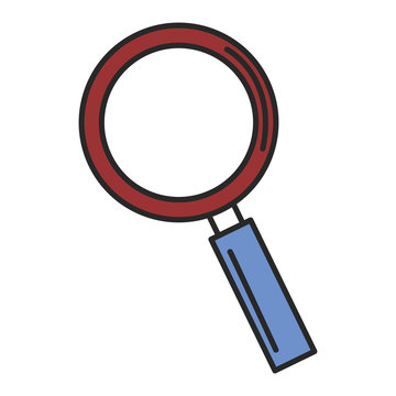 search magnifying glass icon vector illustration design