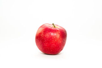 Red apple isolated on white background