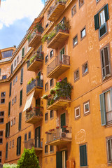 Fototapeta na wymiar Narrow street and stonrd houses 