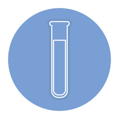tube test isolated icon vector illustration design