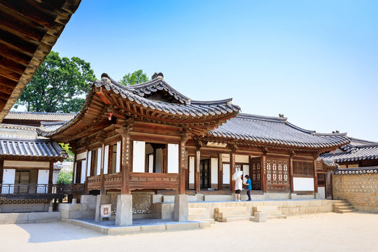 Changdeok Palace or Changdeokgung on Jun 17, 2017 in summer season, Seoul, republic Korea, Korea