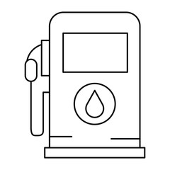 gas station pump icon vector illustration design