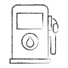 gas station pump icon vector illustration design