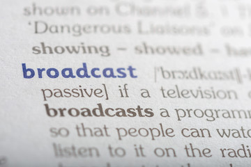 Obraz premium Dictionary definition of word