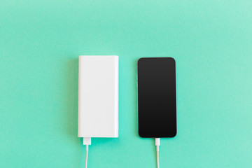 Smartphone charging with power bank