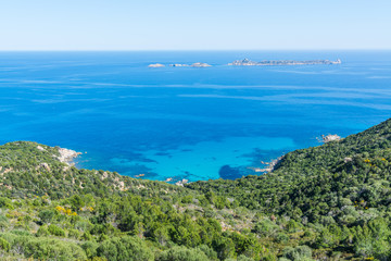 Sardinia coastline in springtime
