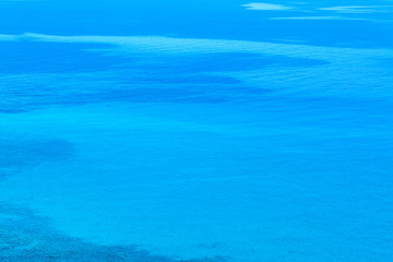Blue sea in Sardinia