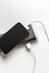phone mobile connect to battery power bank