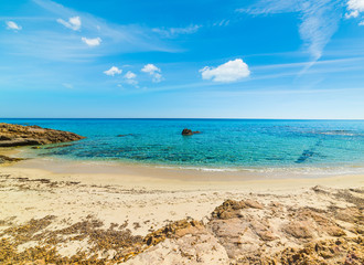 Santa Giusta beach in springtime