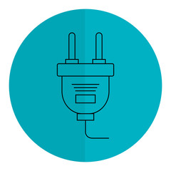 energy plug isolated icon vector illustration design