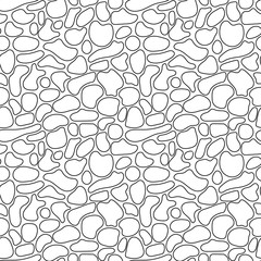 Stylized vector pattern of gray stones