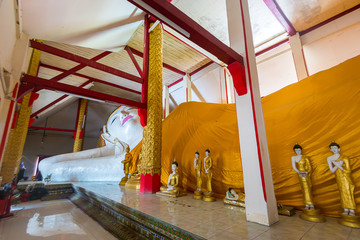 Reclining Buddha sculpture - Powered by Adobe