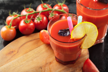 Bloody mary cocktail