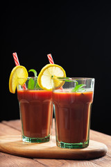 Bloody mary cocktail