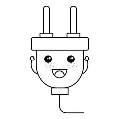 energy plug isolated icon vector illustration design