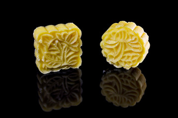 Mung Bean Cookies, Traditional Chinese moon cake.