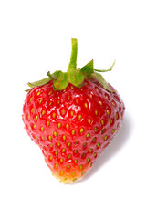 Strawberry isolated on white background. close up