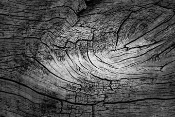 Pattern cracked old wooden background.
