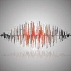 Sound wave background