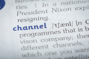 Obraz premium Dictionary definition of word