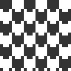 Seamless Geometric Pattern. Regular Tiled Ornament. Vector.