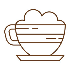 coffee cup isolated icon vector illustration design
