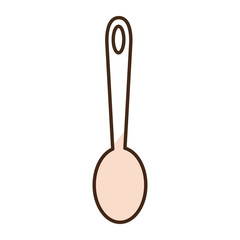 spoon cutlery isolated icon vector illustration design