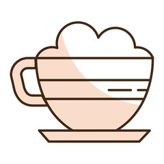 coffee cup isolated icon vector illustration design