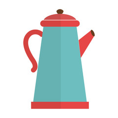 Fototapeta premium kitchen kettle isolated icon vector illustration design