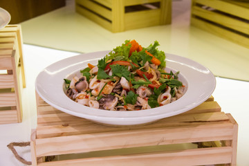 spicy seafood salad