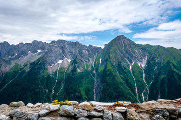 Fototapeta na wymiar Alpenkette im Zillertal