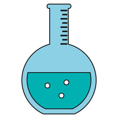 tube test isolated icon vector illustration design