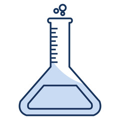 tube test isolated icon vector illustration design