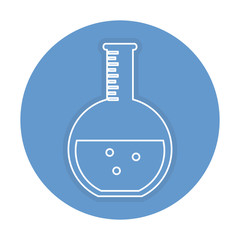 tube test isolated icon vector illustration design