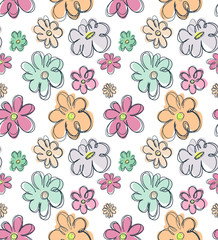 Doodle Floral Pattern