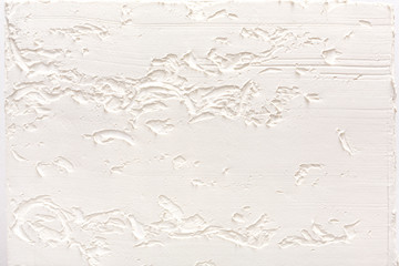 White wall with plaster pattern background