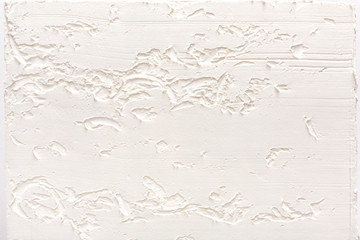 White wall with plaster pattern background