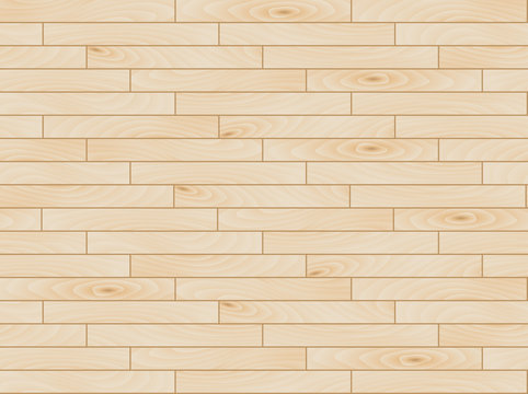 Seamless pine laminate parquet floor texture, vector illustration